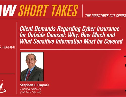 Stephen J. Trayner Featured on USLAW SHORT TAKES