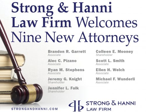 Strong & Hanni is pleased to announce that nine attorneys have chosen to join the firm.